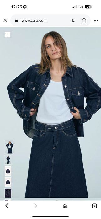Zara Дънково яке  M, M-L