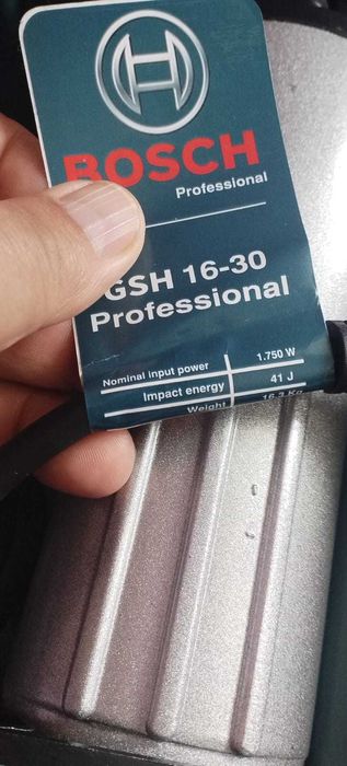Къртач BOSCH GSH 16-30 Professional – НОВ, 41J, Heavy Duty