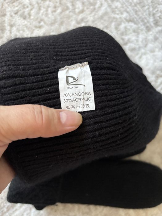 Шапка зимняя, варежки