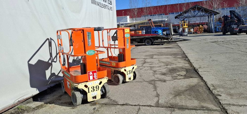 Nacela verticala electrica de vanzare JLG 1230ES 6m, an 2015, SECOND HAND latime 75cm, 850kg, 4800 euro