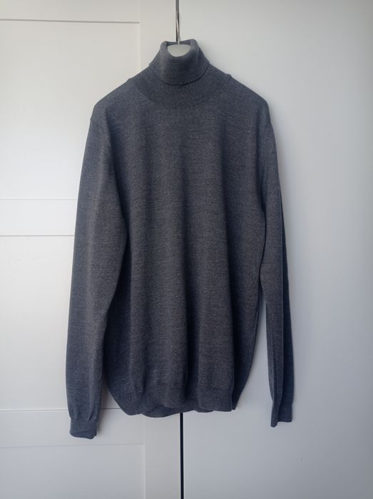 Сиво поло от вълна М
