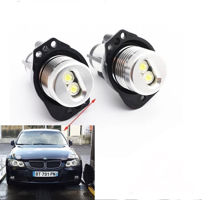 Led Marker Angel Eyes DRL lumina zi 20W Bmw Seria 3 E91 E90 nfl X5 e70
