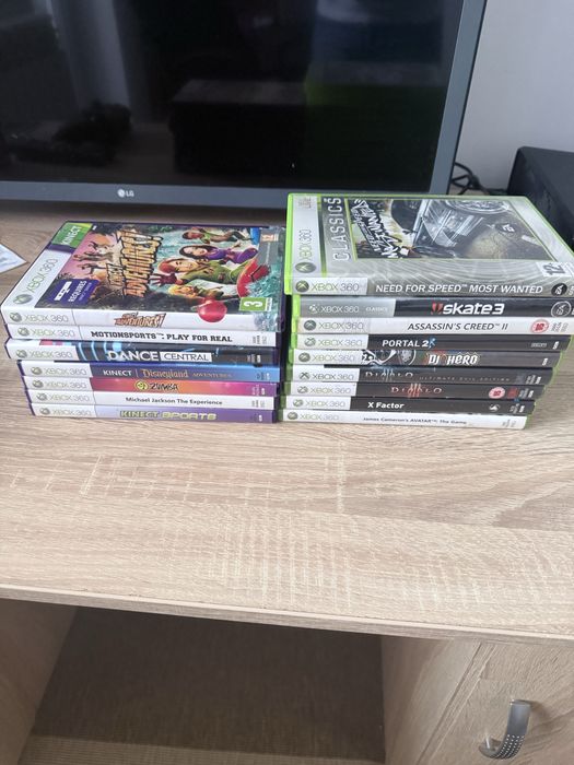 Xbox 360 cu multe jocuri si kinect