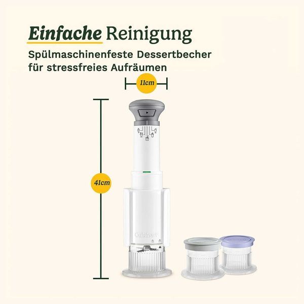 Машина за Сладолед Cuisinart - FreezeWand ICEFD10E, 250W, 0.72 л, 2 Години Гаранция, Нова
