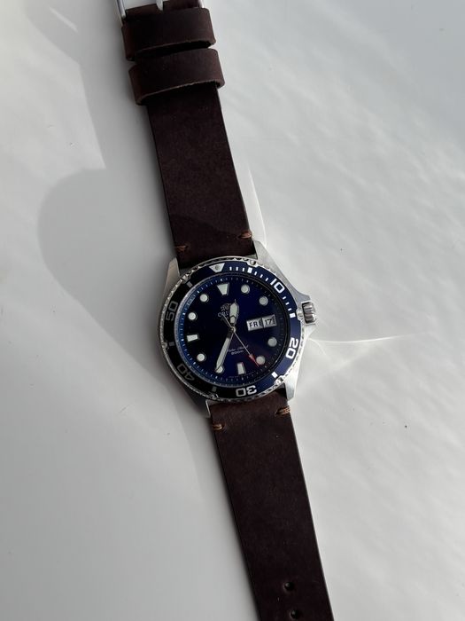 Curea de ceas din piele naturala handmade