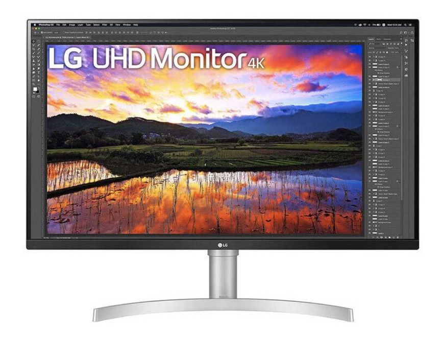 Монитор LG - 32UN650-W, 31.5", UHD, LED IPS, Anti-Glare, черен