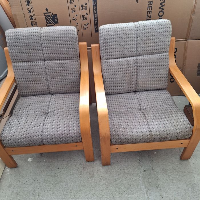 Set fotolii structura lemn