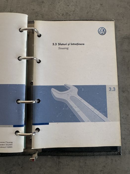 Carte tehnica vw touareg