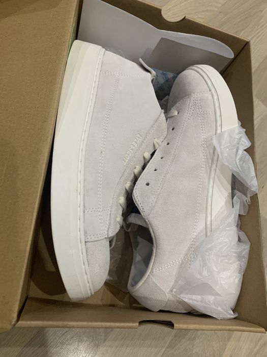 Нови мъжки сникърси Lyle & Scott естествена кожа