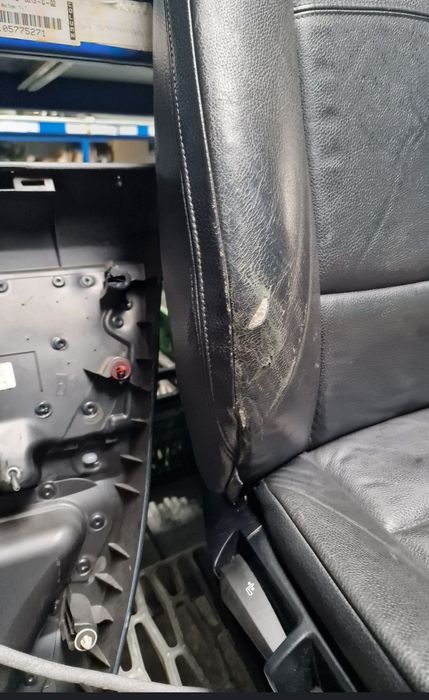 Scaune fata piele neagră incalzire bmw e92