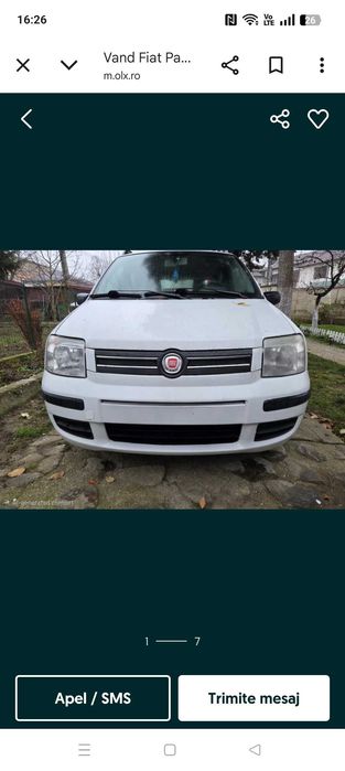 Vând Fiat panda 2008