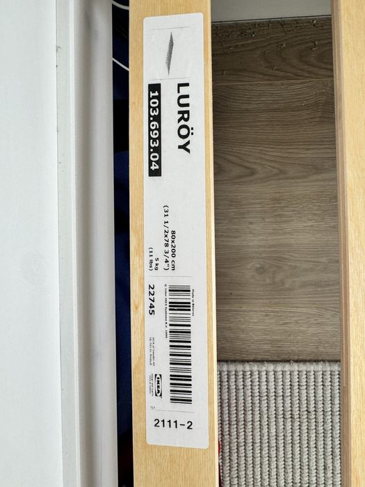 Кровать Икея с матрацем 2шт белый