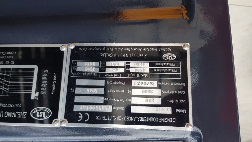 Motostivuitor/stivuitor NOU 3,5T CU GARANTIE - DIN STOC