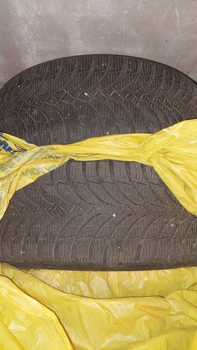 4бр. 195 55 15 зимни гуми с джанти за Голф и Пасат