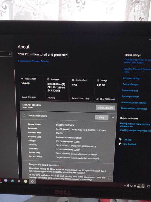 Vând PC gaming intel