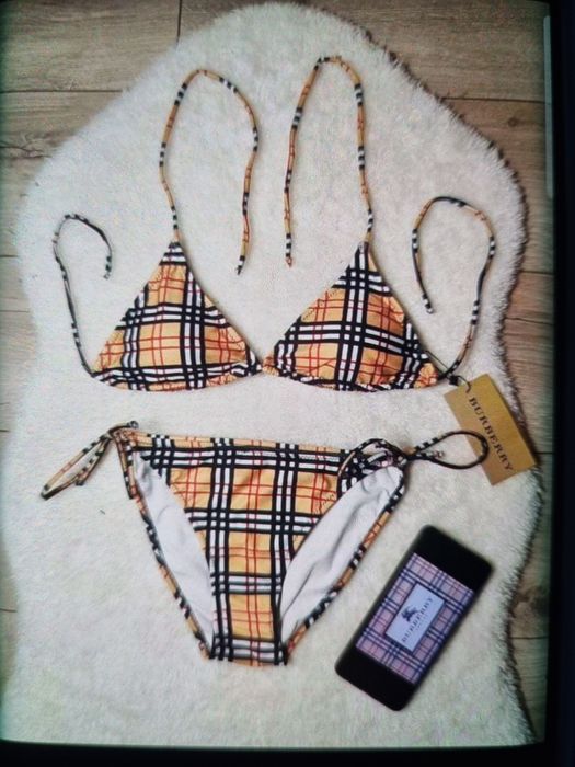 Costume baie 2 piese Burberry și Louis Vuitton