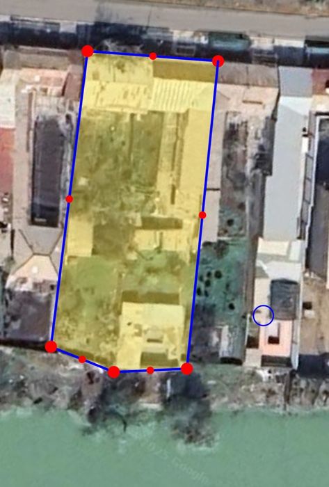 Кибрай центр.  Бугор земельный участок 22  сот.  вдоль реки БОЗСУ.