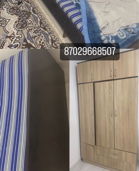 Шкаф, кровать