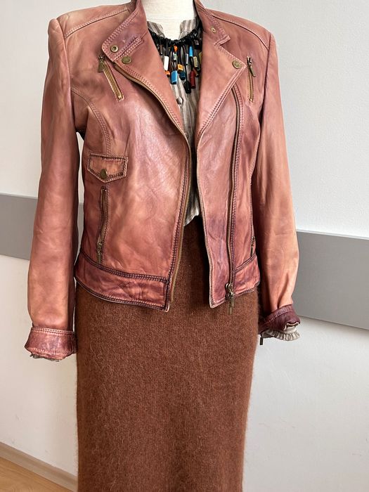 BIBA елегантно кожено дамско яке