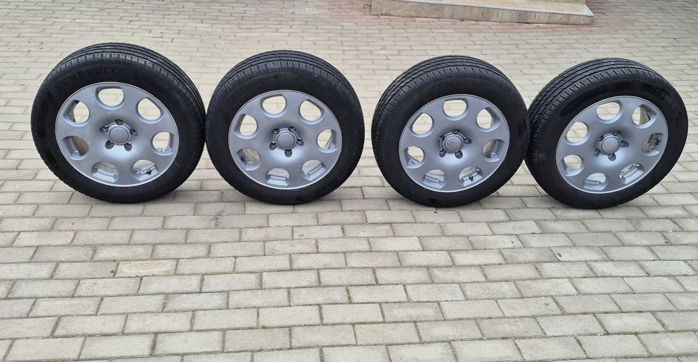 Jante+anvelope audi VW seat skoda 5x112 R16