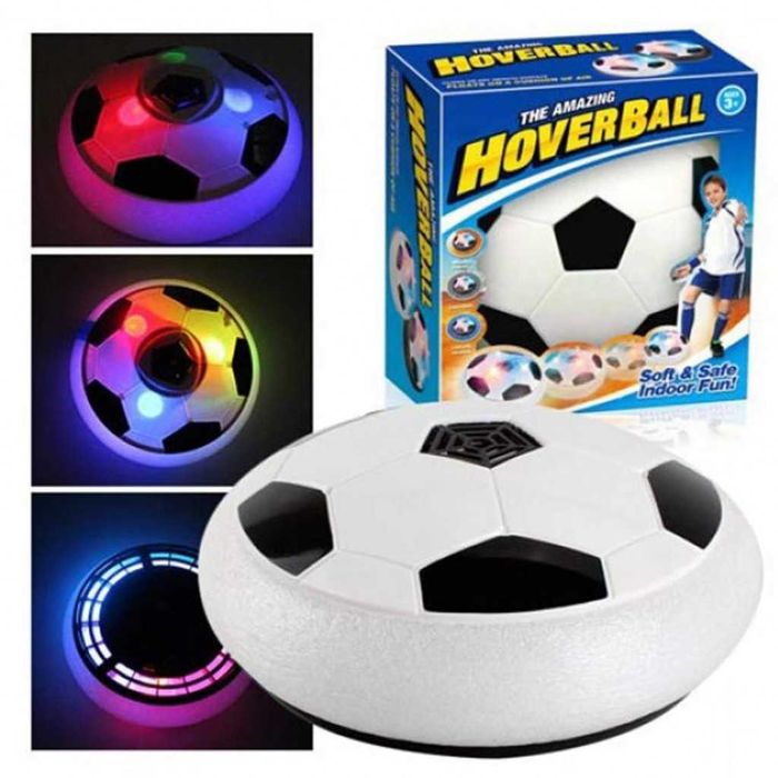 Светеща въртяща се футболна топка с защитна пяна и LED светлини