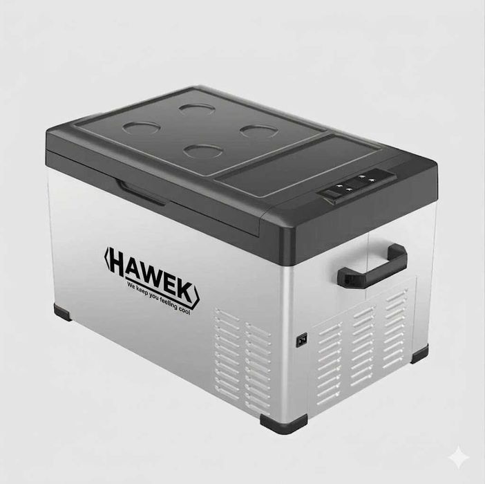 Портативен компресорен хладилник HAWEK C30 30L – 12V/24V/220V с охлаждане и замразяване