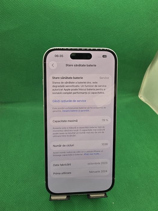 Iphone 15 128GB•Bateria 79%•Amanet Lazar Crangasi •56094