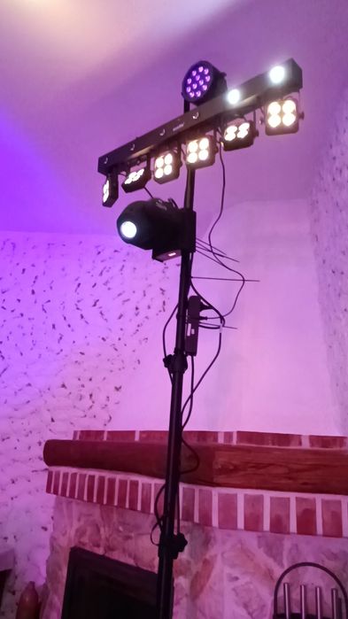 Eurolite KLS-180/6, moving head eurolight si uv par eurolight
