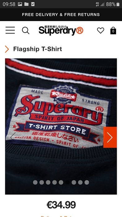 Tricouri xs  Superdry