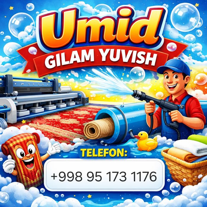Umid gilam yuvish xizmati