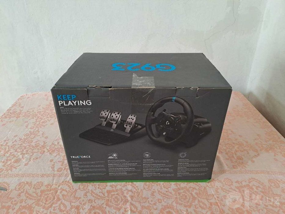 Игровой руль Logitech G923 TrueForce педали КПП(Driving Force Shifter)
