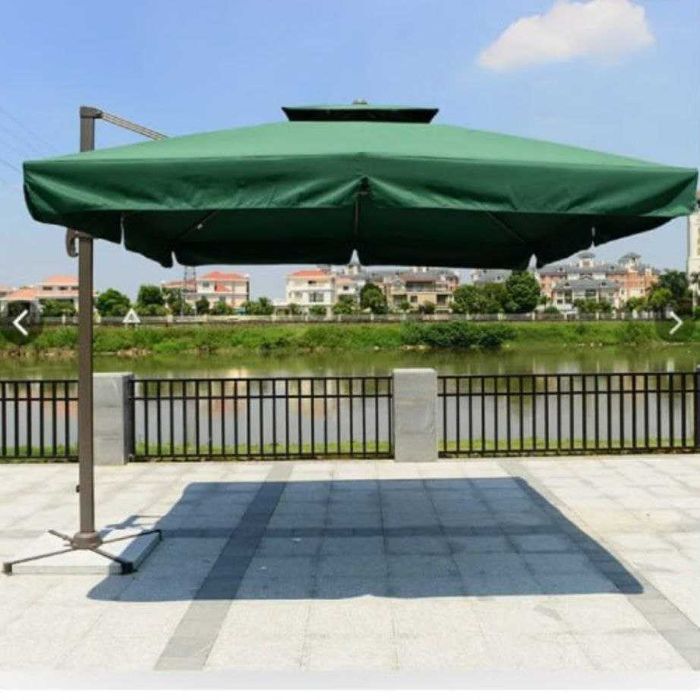 Зонт уличный 3х3 м с боковой опорой на алюминиевой стойке 1 шт.