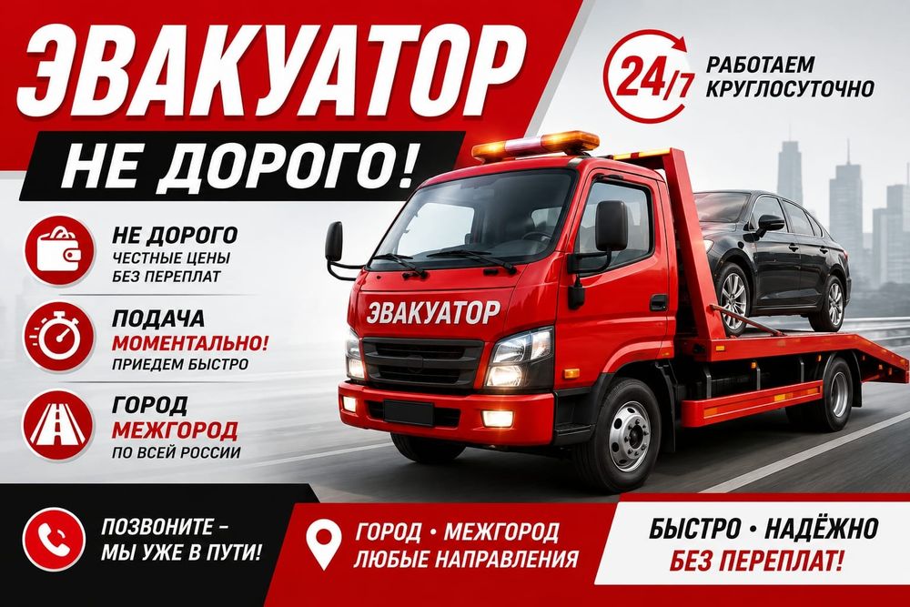 Эвакуатор в Астане Безопасная перевозка