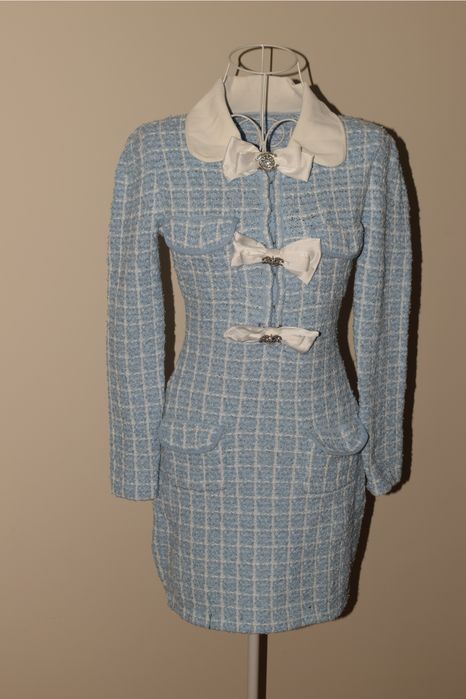 Дамска официална рокля в Син Цвят