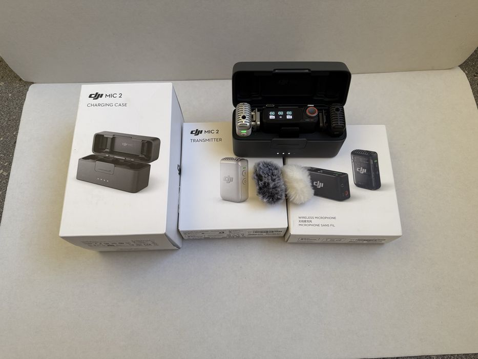DJI Mic 2 – 2 TX + 1 RX + Charging Case