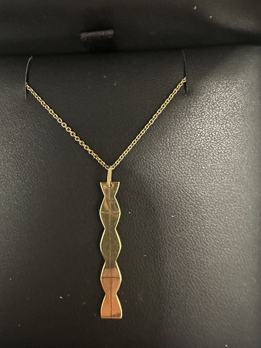 Lănțic+pandantiv  aur  Malvensky Coloana Infinitului