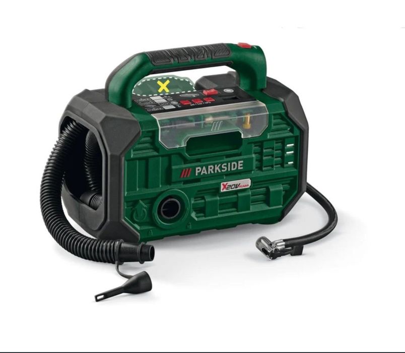 Parkside compresor 20V 3in1 digital pompa aer umflat baterie lanterna