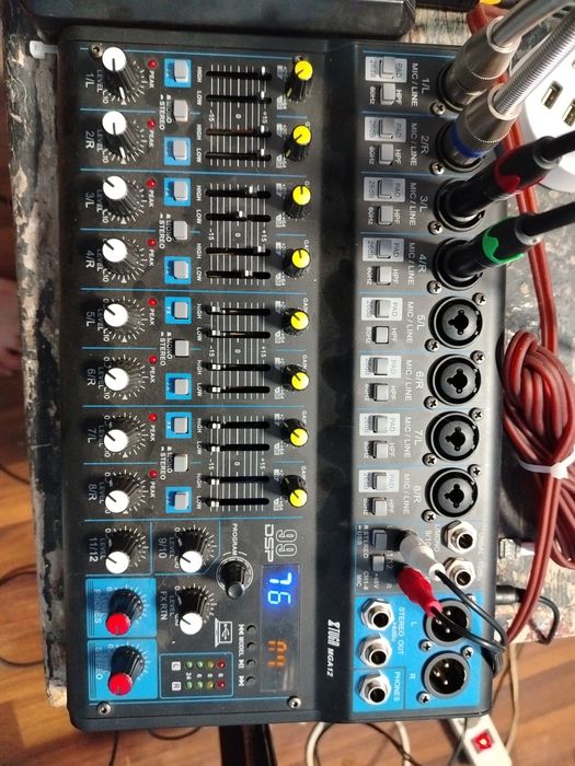 Микшерный пульт Tuga MGA12 8ми канальный