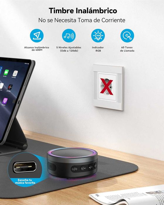 Безжичен звънец TECKNET.