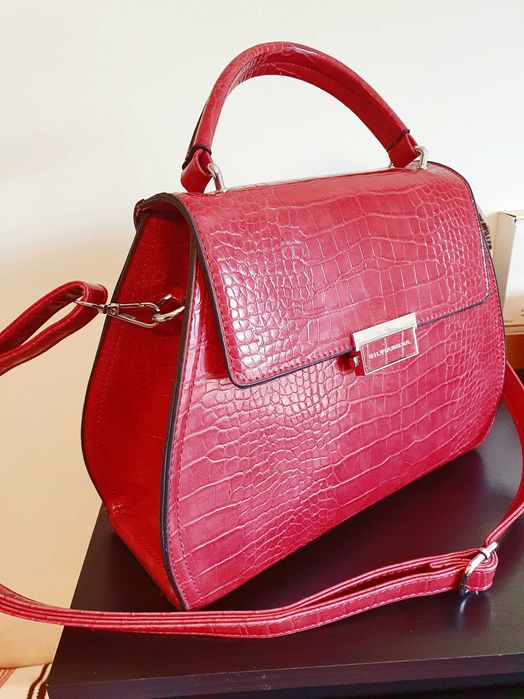 Poseta SILVIA ROSA de piele naturala