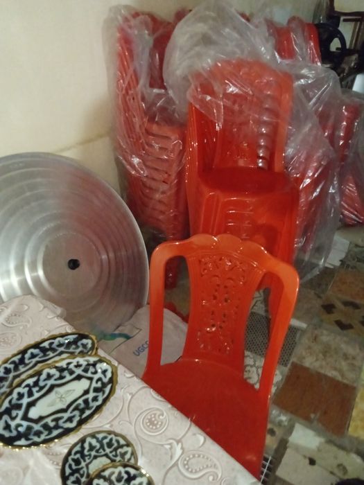 Arenda Stol Stul qozon o'choq hamma idish Tavoqlari bilan birga