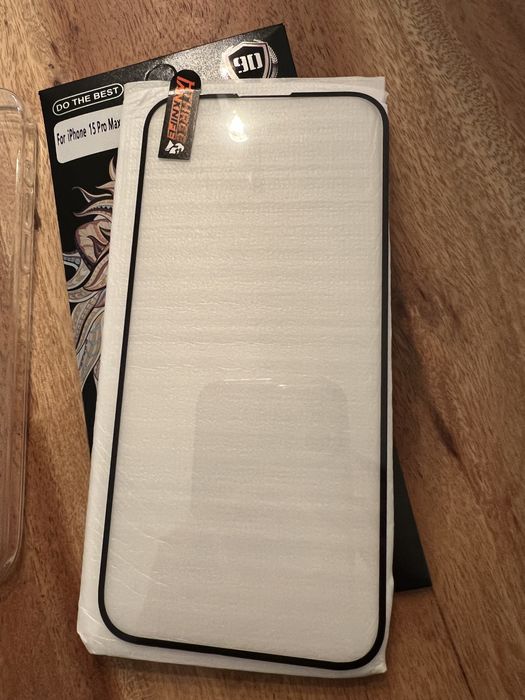 Folie sticla + husa iphone 15 pro max