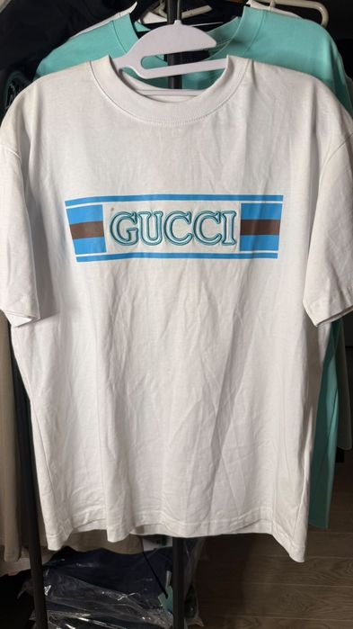 Tricou Alb Gucci