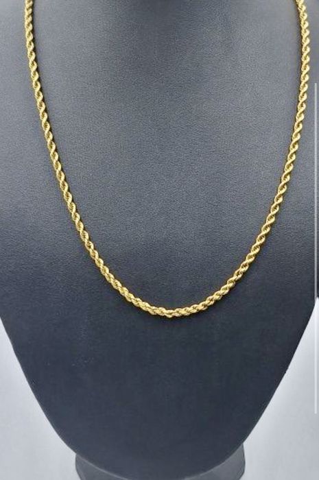 Vand lant aur nou 14k model rope chain sau șnur (500 lei pe gram)