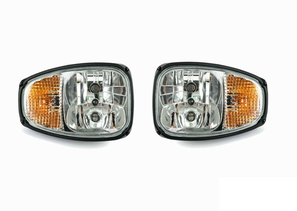 Комплект фарове с мигач за трактор, багер, комбайн/ 2 броя