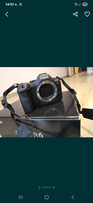 Canon R6 Mark II, rf 50mm 1.8 stm, sd 64gb sandisk extreme pro+adapter