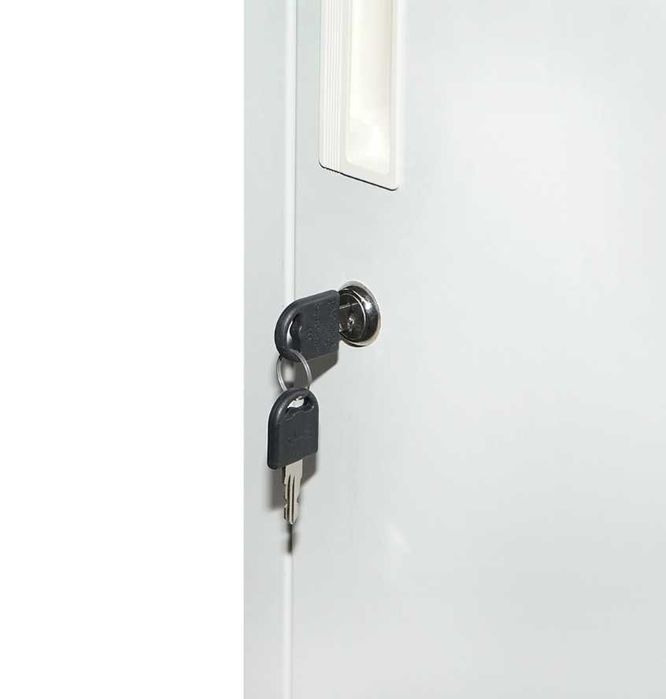 Dulap Vestiar Cabinet Depozitare Organizare Metalic Usa 170x30x45cm TM