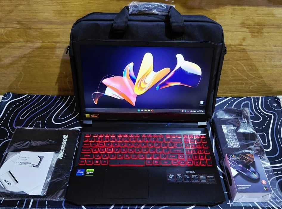 Acer Nitro 5 ssd512,ozu16, RTX3050!