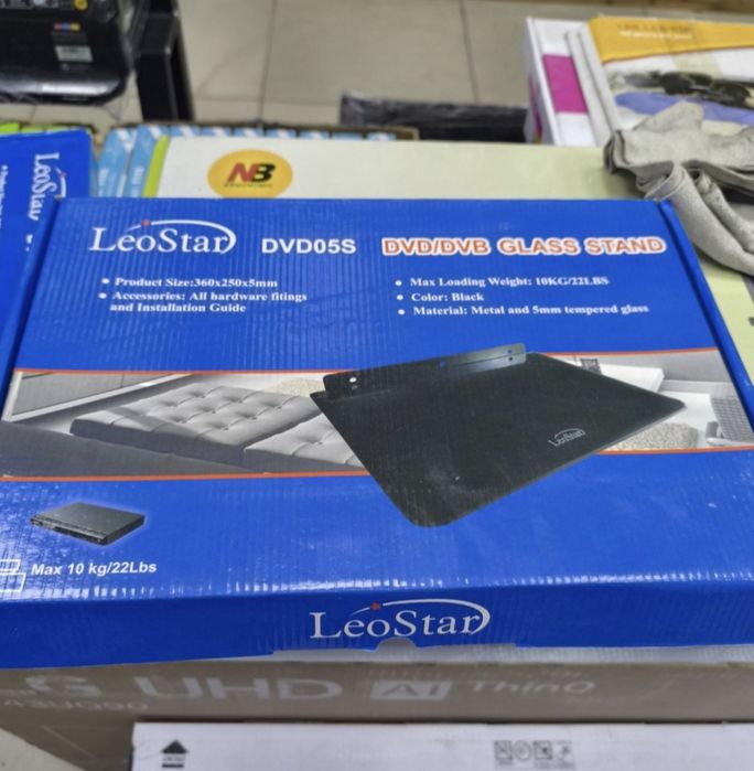 Стеклянная (полка) подставка для Тюнер, DVD SMART BOX WiFi роутер 24/7