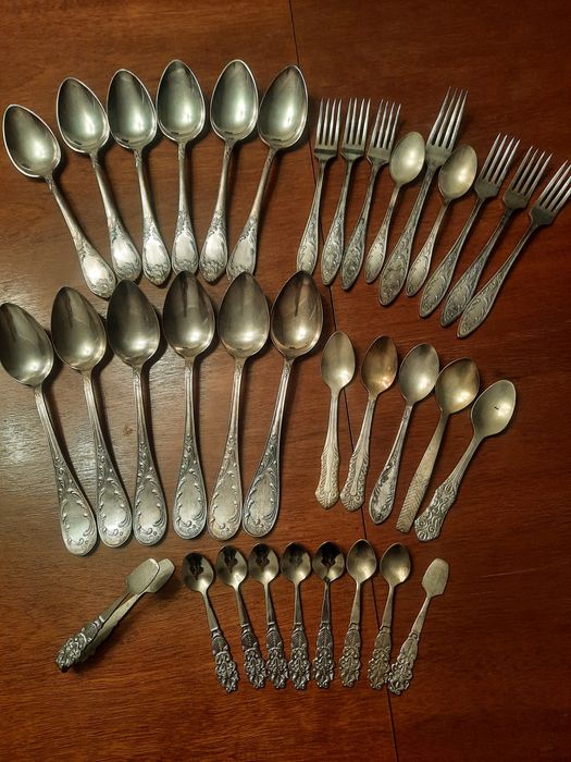 Ложки, вилки СССР.